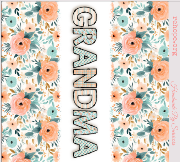 N. Grandma Pink & Teal