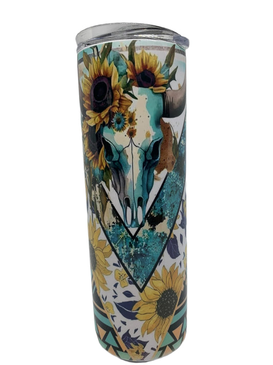 G. Bull Skull & Sunflowers